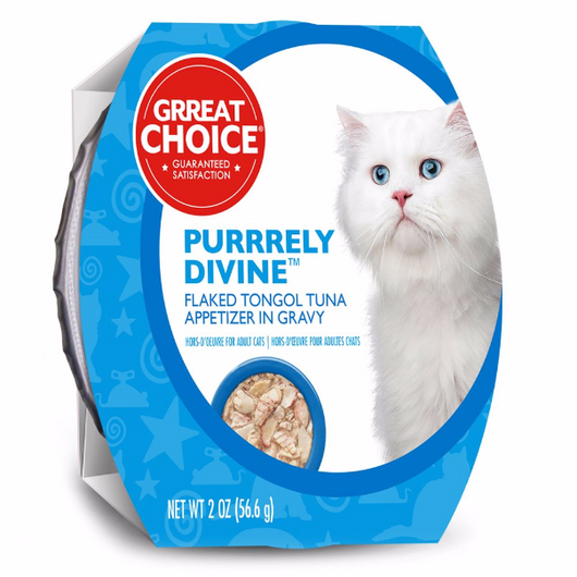 Grreat Choice® Purrrely Divine Tongol Tuna Flaked Cat Food